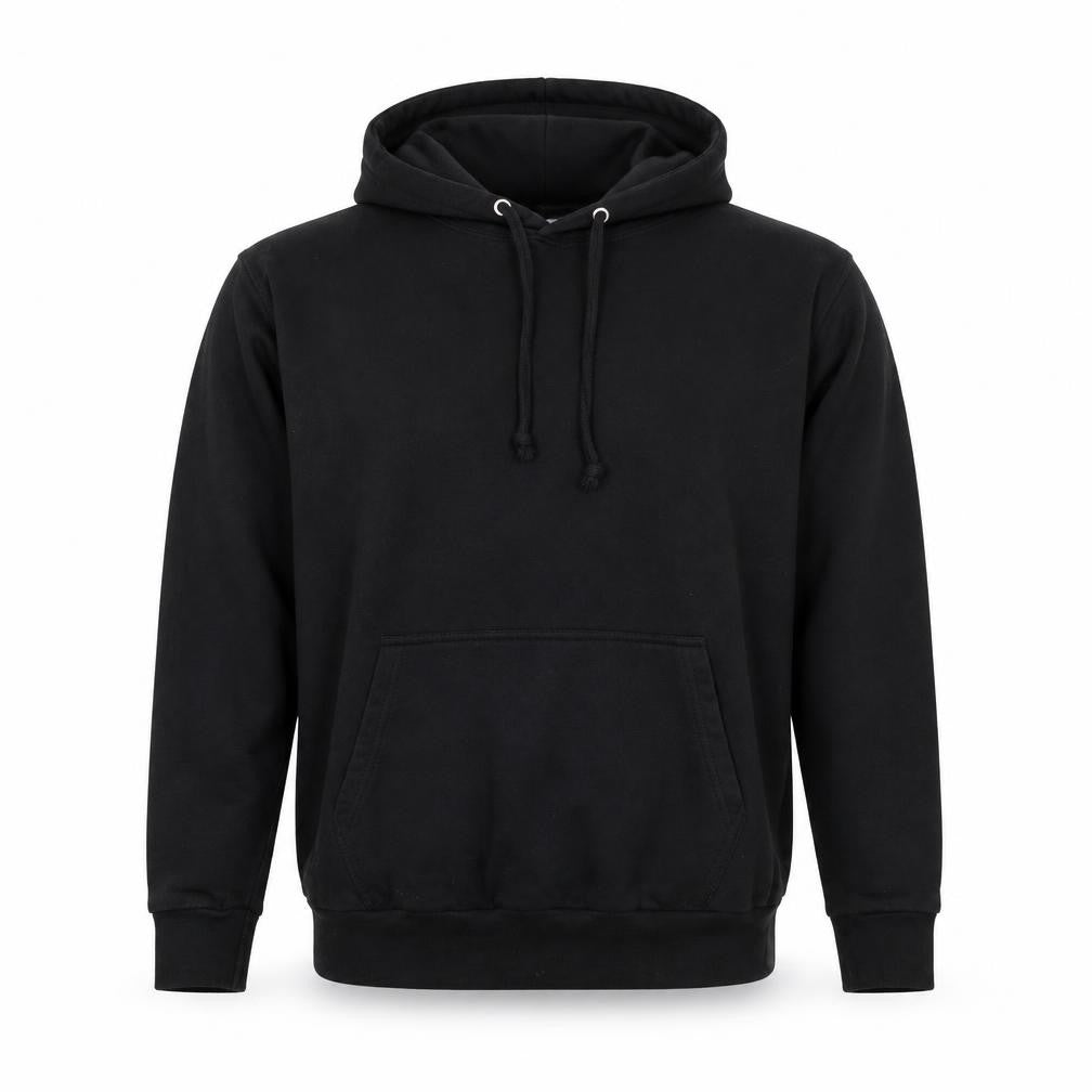 Stars & Stripes Men’s Black Pullover Fleece Hoodie Size M Regular Fit