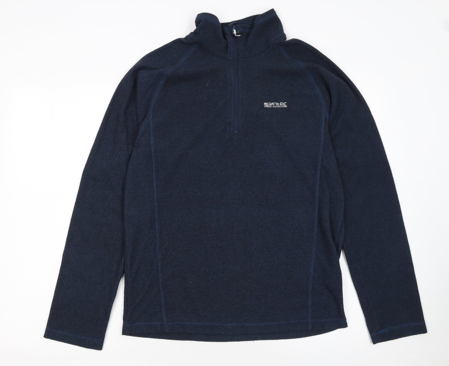 Regatta Men's Blue Fleece 1/4 Zip Pullover Sweatshirt Size M