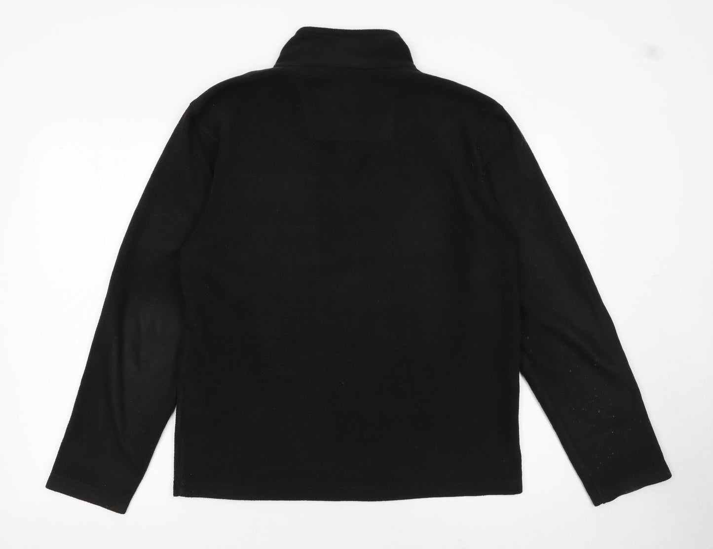 Regatta Men's Black Fleece 1/4 Zip Pullover Sweatshirt M