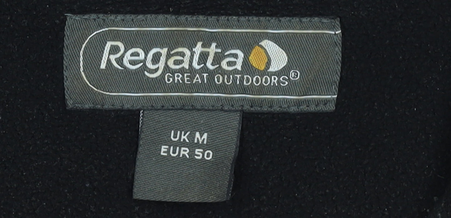 Regatta Men's Black Fleece 1/4 Zip Pullover Sweatshirt M