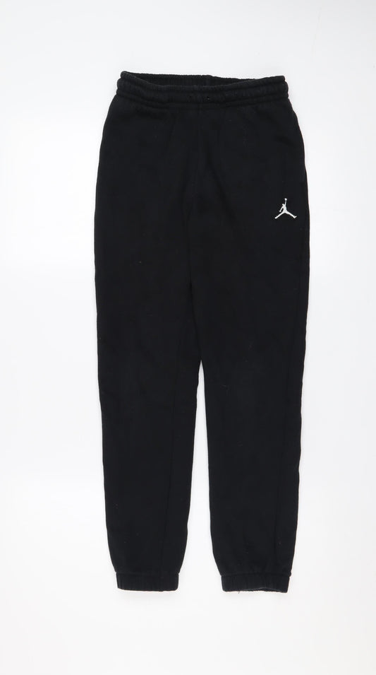 Jordan Boys Black 10-12 Years Fleece Jogger Sweatpants