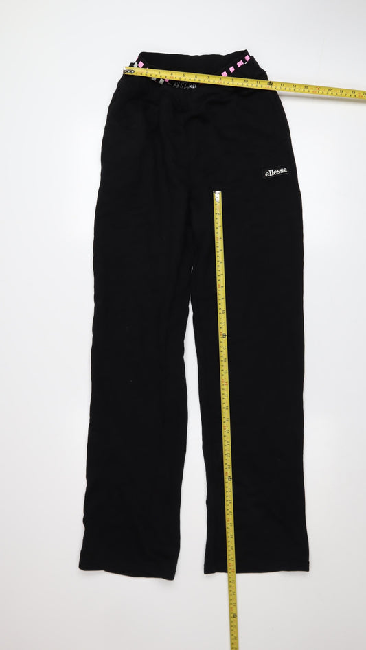 Ellesse Womens Black UK 8 Vernetti Straight Leg Jogger Sweatpants