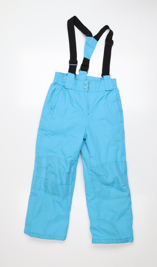 Mountain Warehouse Boys Blue 5-6 Years Snow Pants Waterproof Winter Trousers