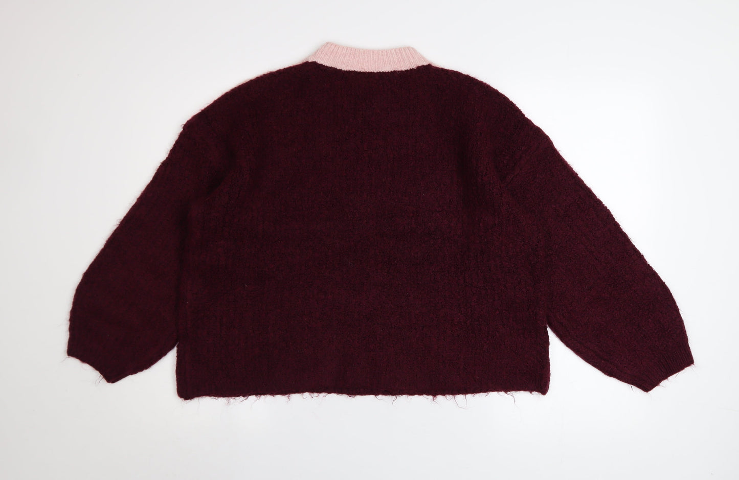 Marks and Spencer Womens Multicoloured M Chunky Knit Pullover Jumper