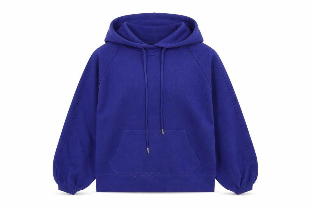 Next Women’s Blue Pullover Hoodie Medium Viscose Blend