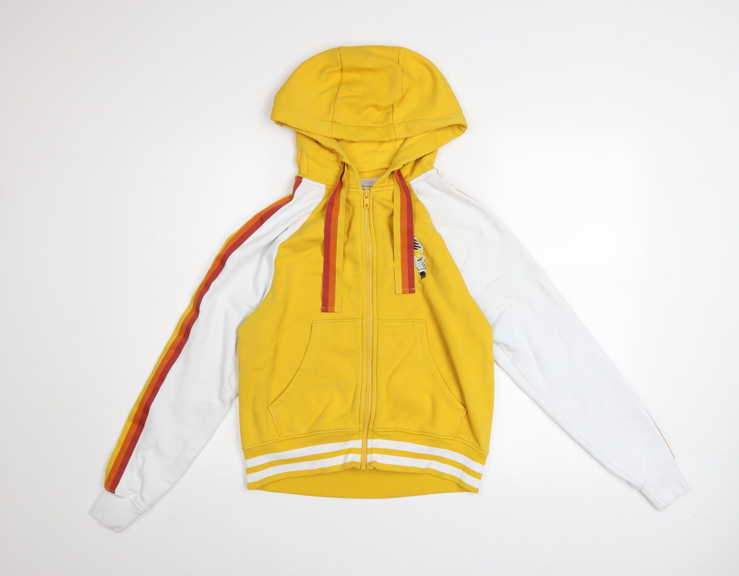 Disney Cruise Line Women's Yellow Full Zip Hoodie XS - Minnie Mouse Retro Style