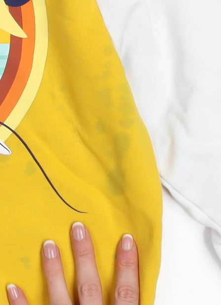 Disney Cruise Line Women's Yellow Full Zip Hoodie XS - Minnie Mouse Retro Style