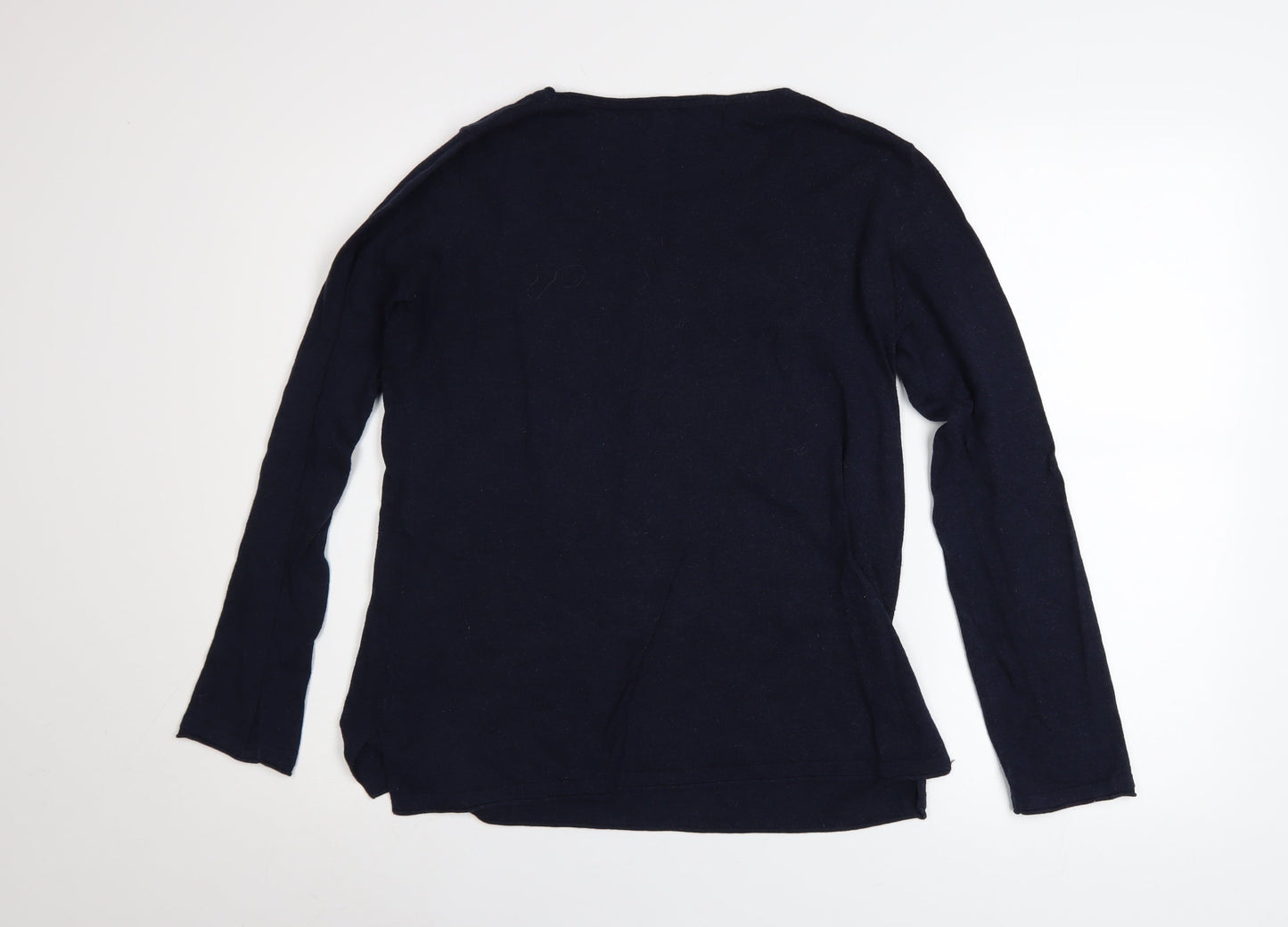 Vero Moda Women's Blue Long Sleeve Knit Pullover Jumper Size L