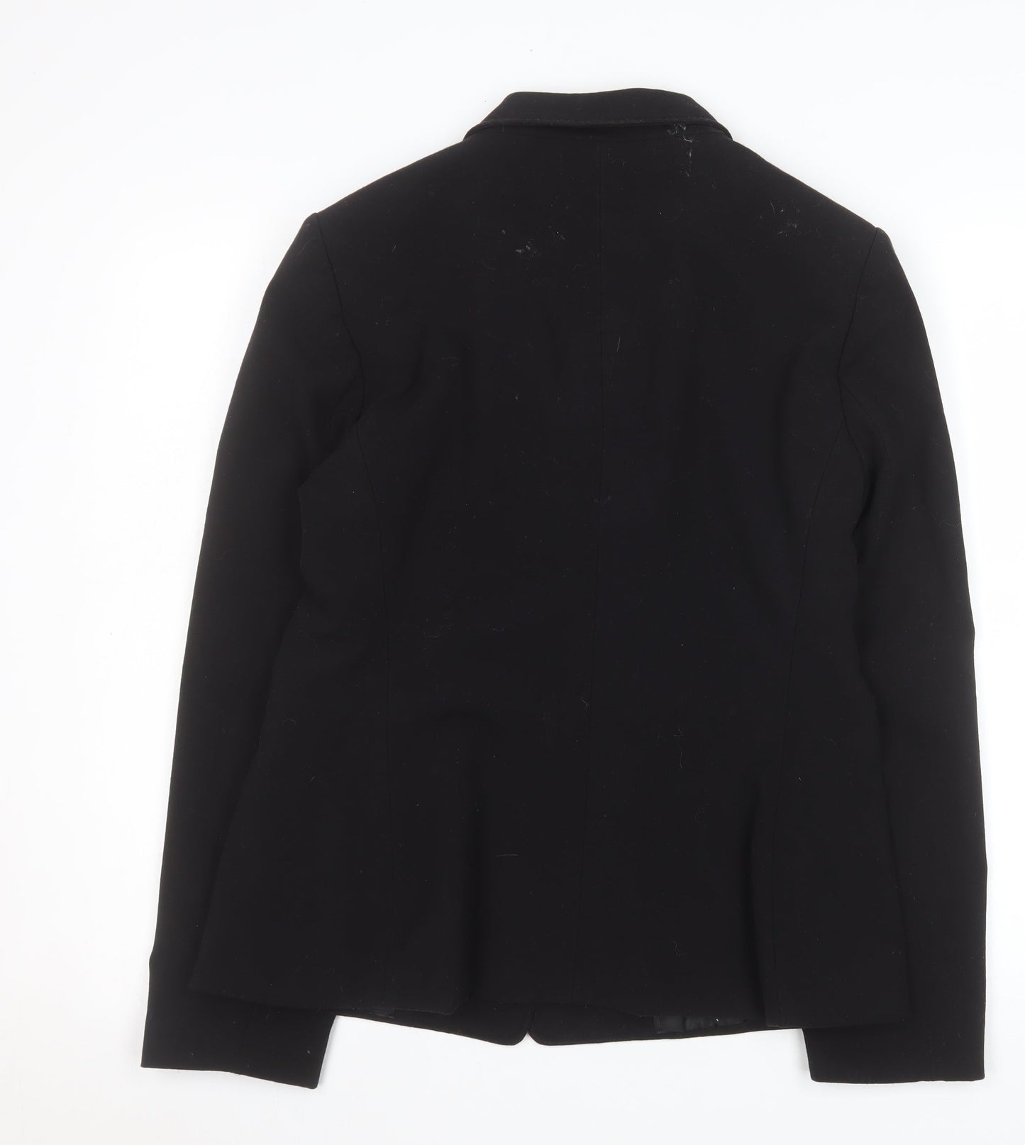 Calvin Klein Womens Black Size 10 Single-Breasted Blazer Jacket