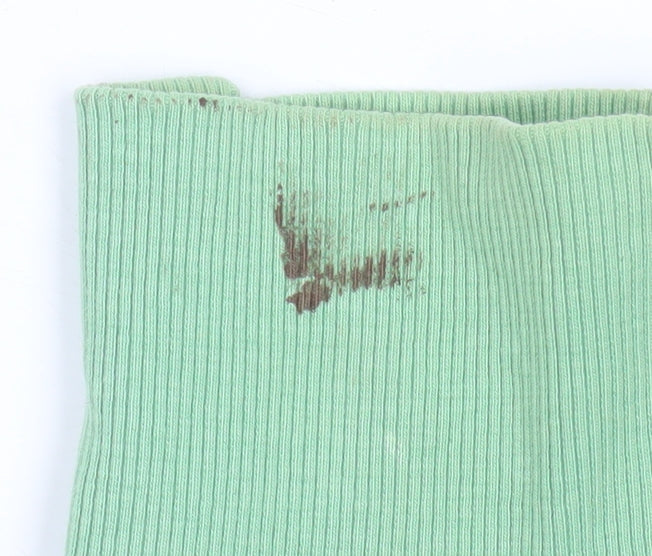 Superdry Women’s Green Striped Hooded Cotton Zip Jacket XS