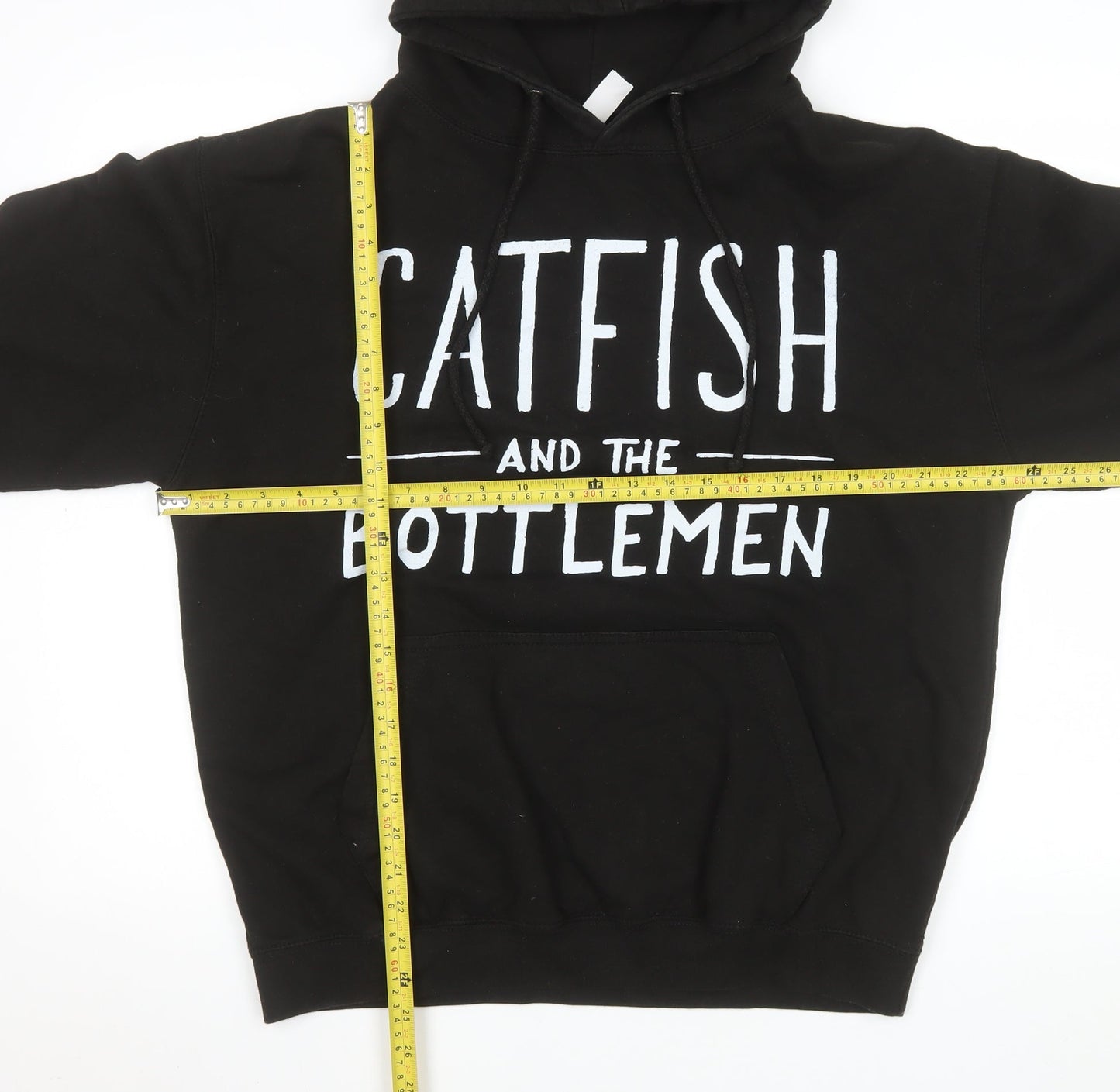 Just Hoods by AWDIS Men's Black Pullover Hoodie Catfish and the Bottlemen Large