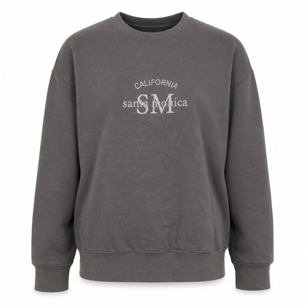 PrettyLittleThing Women’s Grey Santa Monica Pullover Sweatshirt Size S