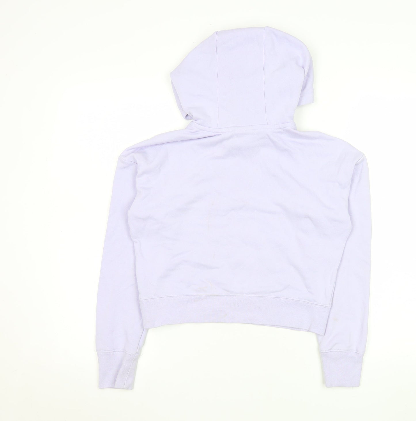 Nike Womens Lilac Hoodie L 146-156cm Cotton Blend Pullover