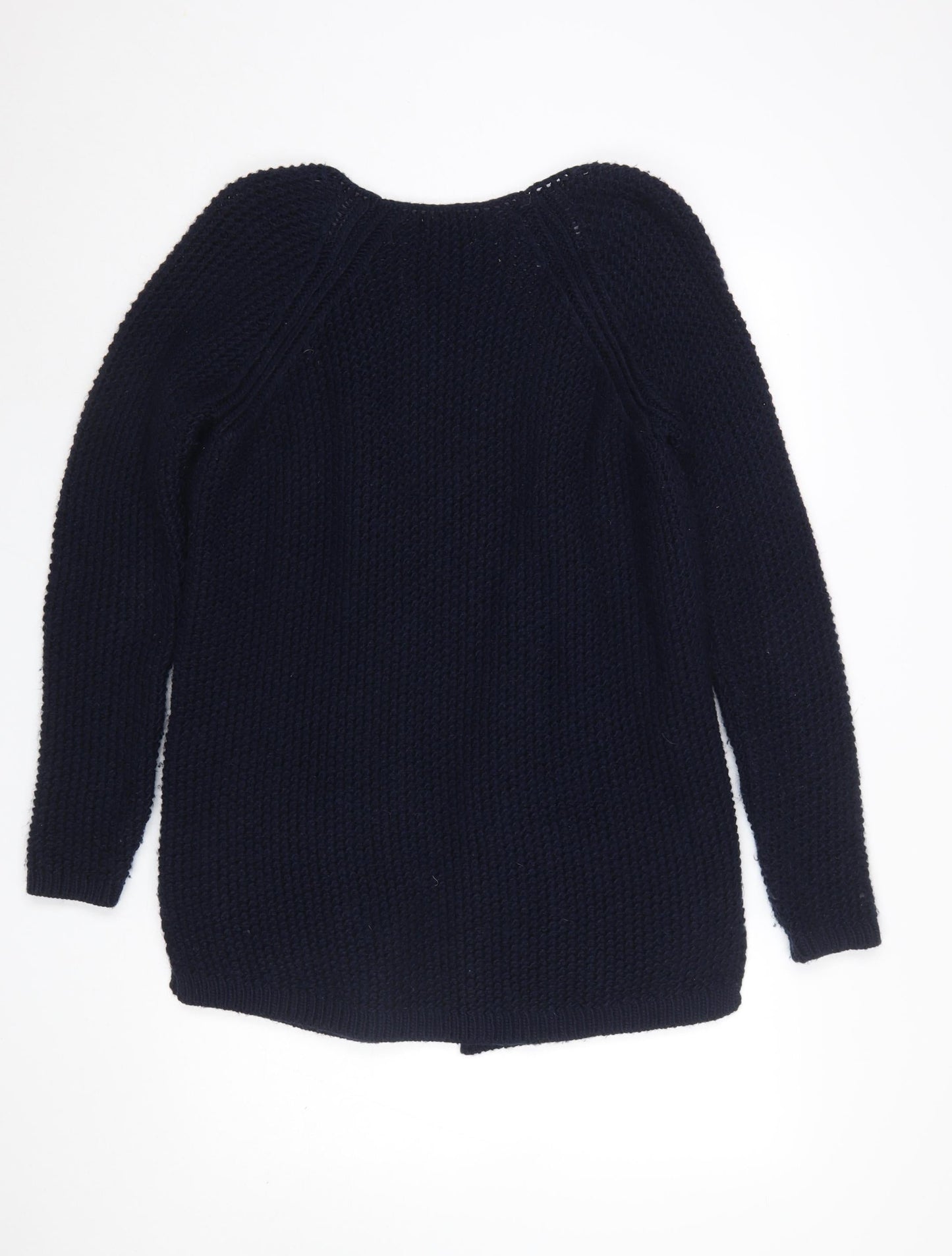 Next Women’s Blue Chunky Knit Open Cardigan Medium