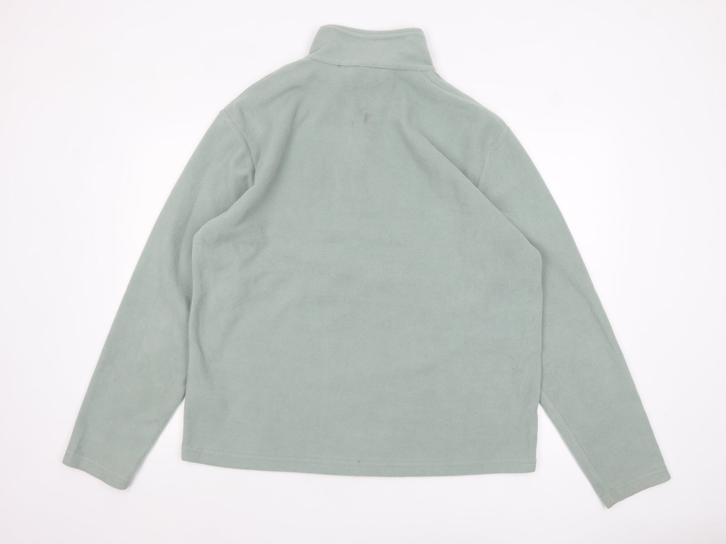 Regatta Men's Green XL Fleece 1/4 Zip Pullover Sweatshirt