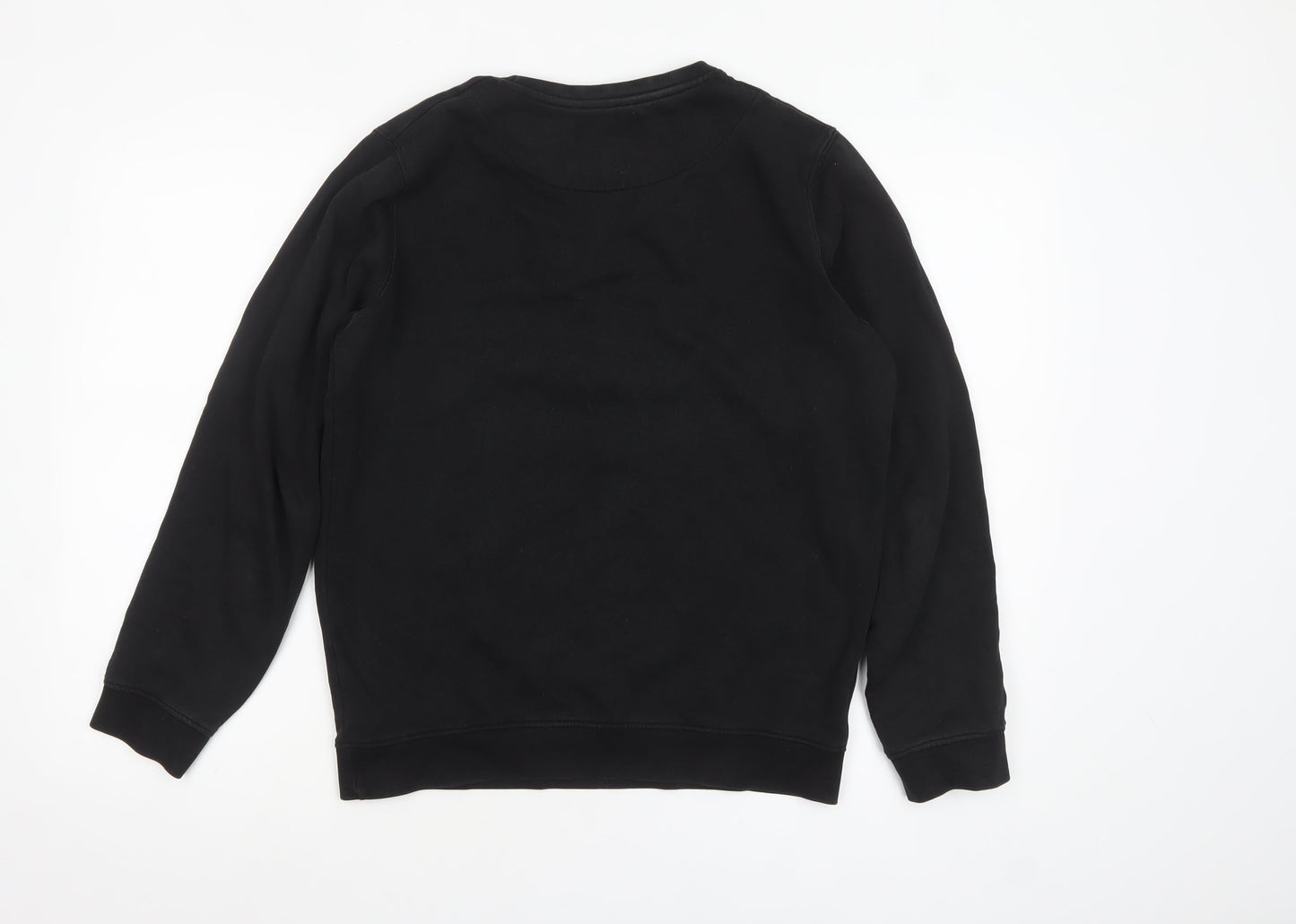 Lyle & Scott Junior Boys Black Crew Neck Pullover Sweatshirt 14-15 Years