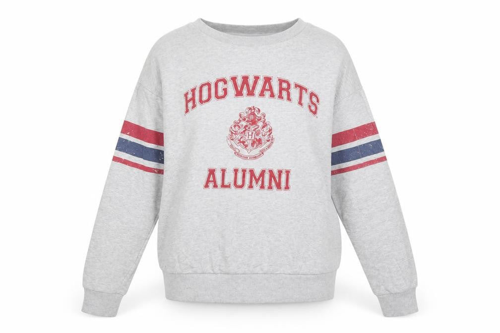 Next Harry Potter Hogwarts Alumni Grey Cotton Sweatshirt S Women
