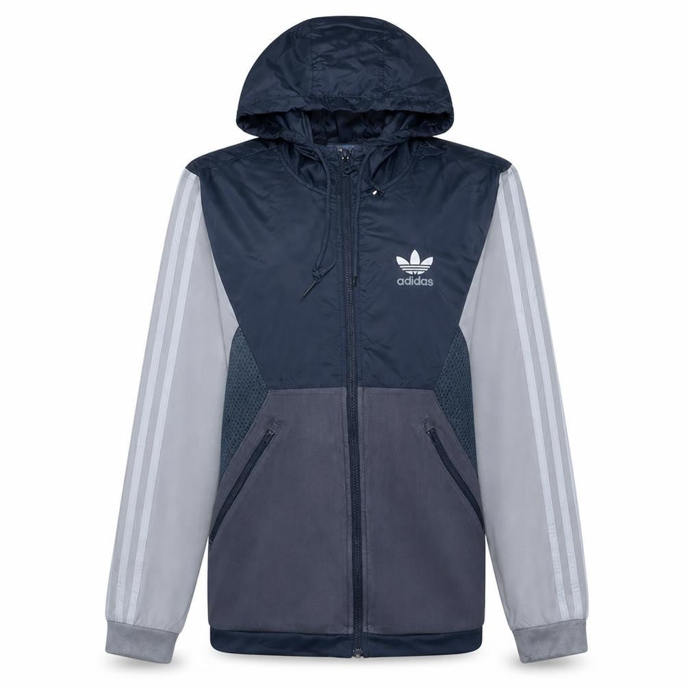 Adidas Men’s Blue Full Zip Hoodie Jacket Size S Sports Style