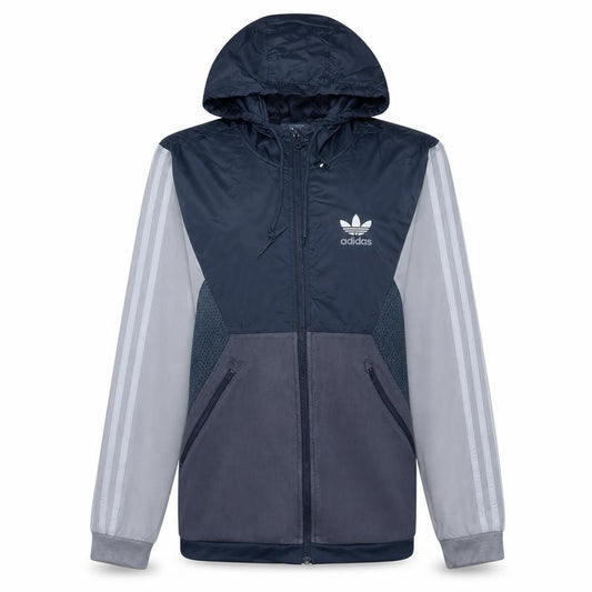 Adidas Men’s Blue Full Zip Hoodie Jacket Size S Sports Style