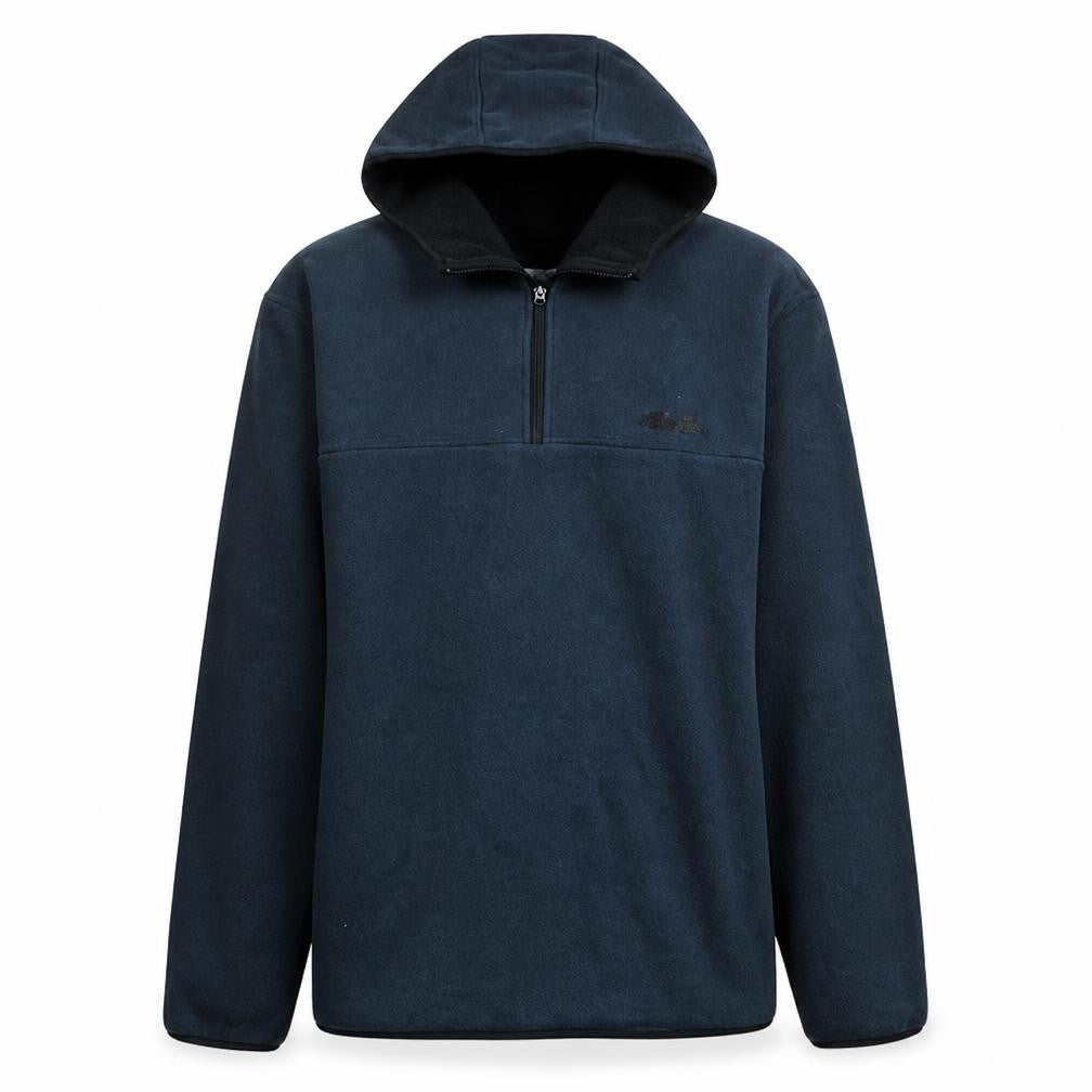 Ellesse Men’s Blue Fleece Pullover Hoodie Size M 1/2 Zip Lightweight