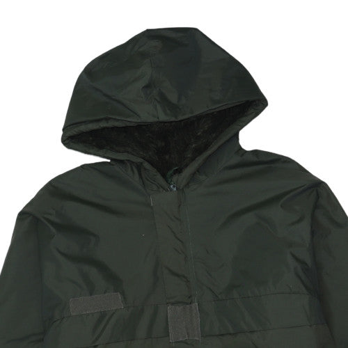 Trevois International Men's Green Hooded Parka Jacket L Winter Outdoor