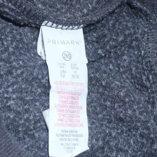 Primark Women’s Charcoal Tom & Jerry Pullover Hoodie 2XS