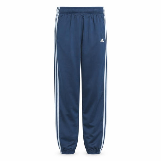 Adidas Boys Blue Track Pants 10-11 Years Regular Fit Elastic Waist