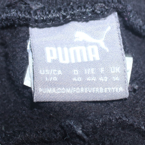 Additional view of Puma women’s black jogger fleece sweatpants, size UK 14, regular