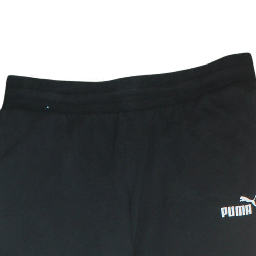 Additional view of Puma women’s black jogger fleece sweatpants, size UK 14, regular