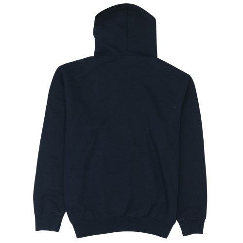 Champion Mens Blue Pullover Hoodie Medium Logo Fleece Sweatshirt