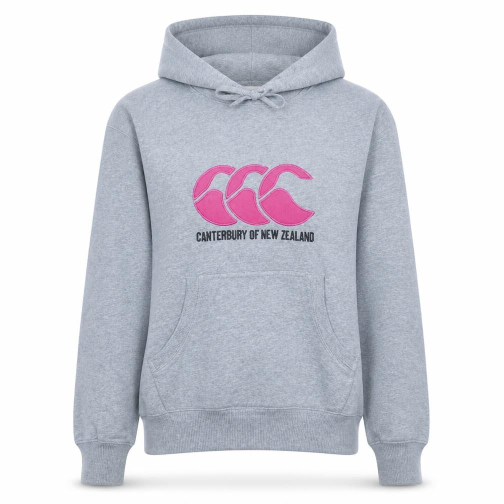 Canterbury Women’s Grey Hoodie Small Pullover Cotton Blend
