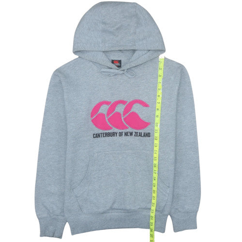 Canterbury Women’s Grey Hoodie Small Pullover Cotton Blend