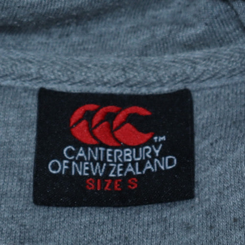 Canterbury Women’s Grey Hoodie Small Pullover Cotton Blend
