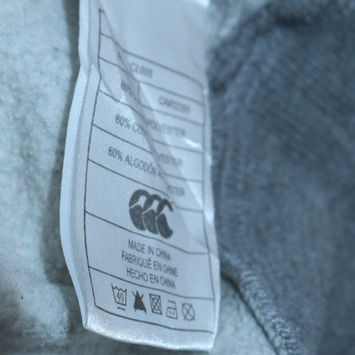 Canterbury Women’s Grey Hoodie Small Pullover Cotton Blend