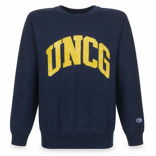 Champion Mens Blue College Pullover Sweatshirt Size L