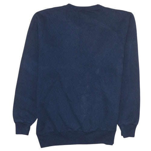 Champion Mens Blue College Pullover Sweatshirt Size L
