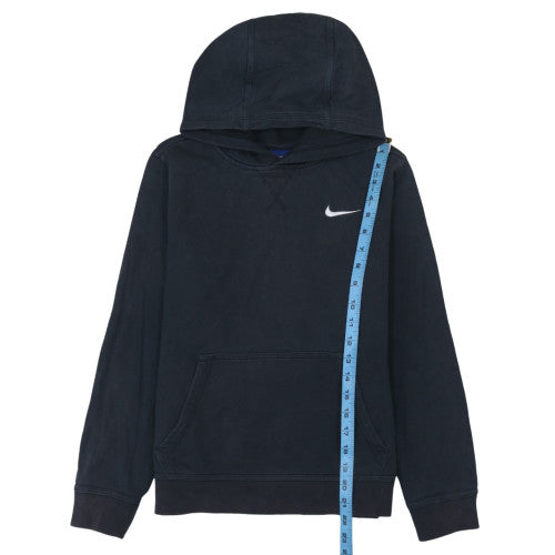 Nike Teens Black Pullover Hoodie L Regular Fit Sports Fleece