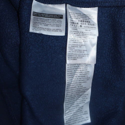 Levi's Men's Blue Pullover Hoodie M Classic Logo Fleece Sweatshirt