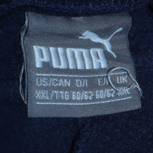 Puma Men's Blue XL Jogger Fleece Sweatpants with Pockets