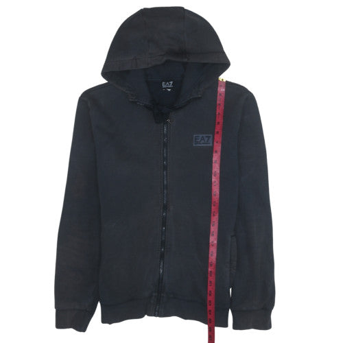 Emporio Armani EA7 Men's Black Full Zip Hoodie Size L