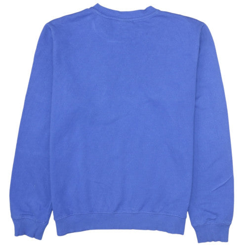 Kappa Mens Blue Large Crew Neck Graphic Logo Pullover Sweatshirt