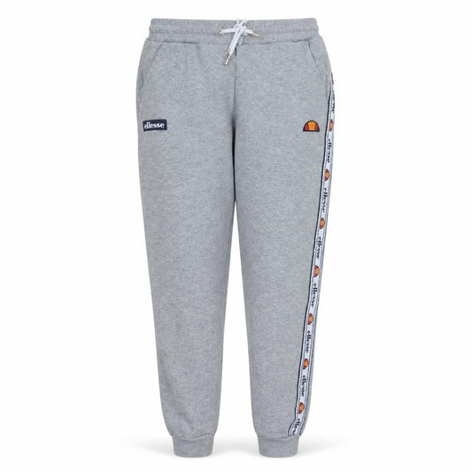Ellesse Womens Grey Jogger Sweatpants UK 8 Cotton Blend Side Stripe
