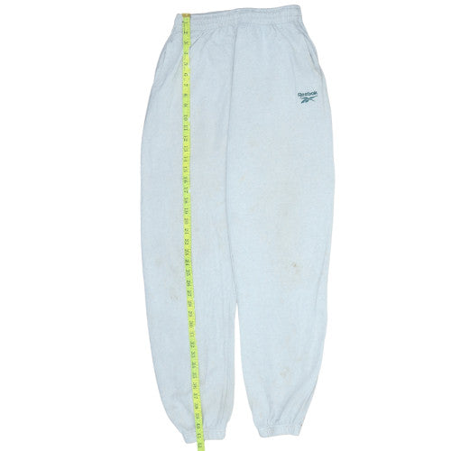 Reebok Mens Grey Fleece Sweatpants M Tapered Fit Casual Joggers