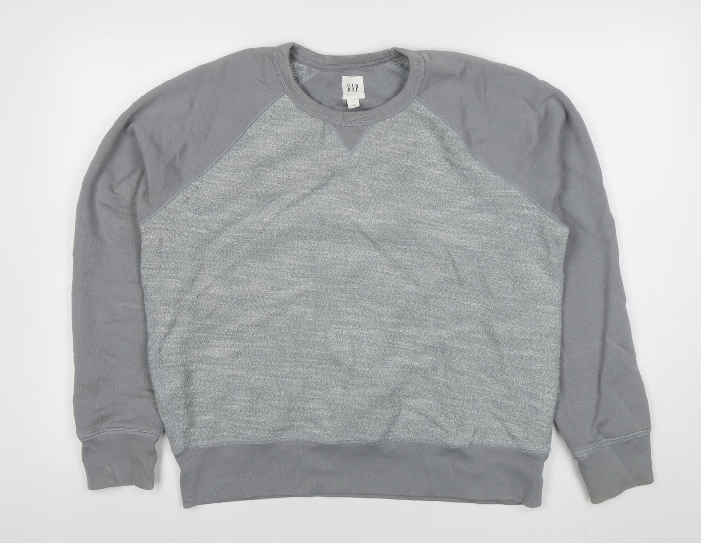 GAP Men’s Grey Long Sleeve Crew Neck Pullover Sweatshirt Size L