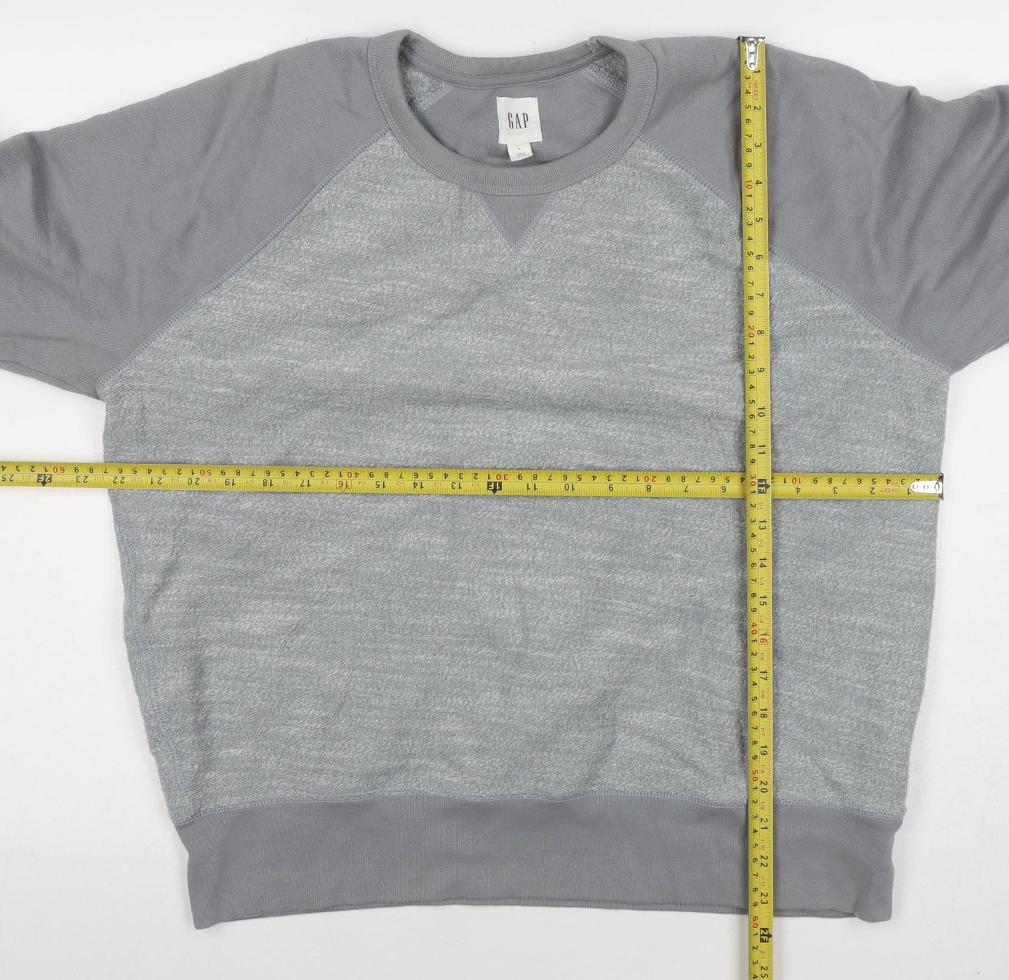 GAP Men’s Grey Long Sleeve Crew Neck Pullover Sweatshirt Size L