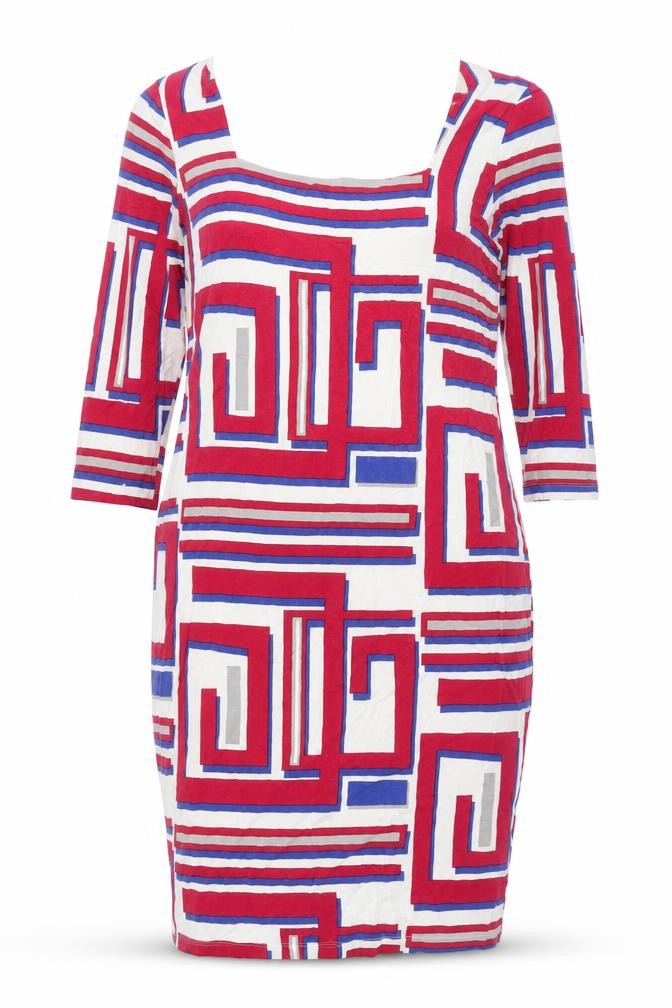 Damsel in a Dress Women Multicoloured Size 18 Geometric Shift Dress