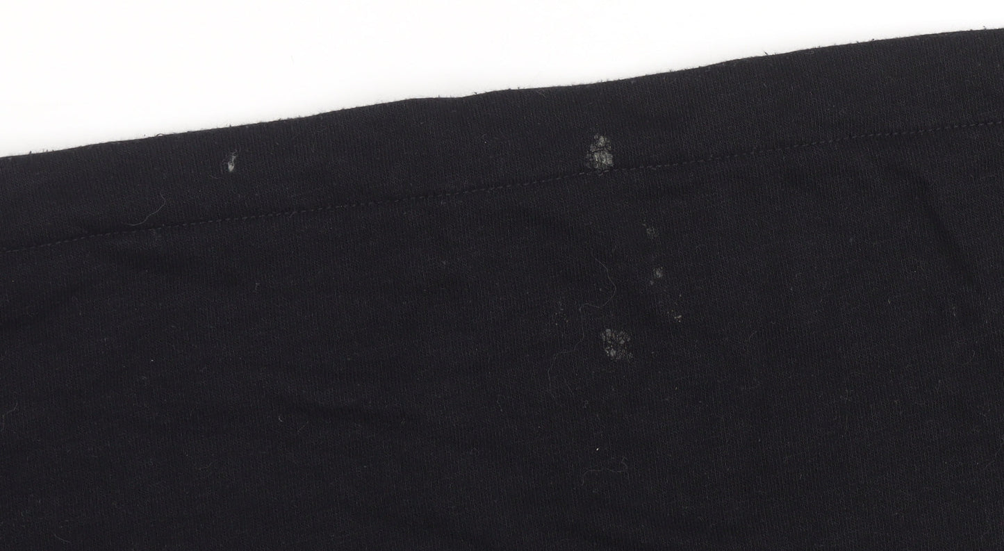 Old Navy Women's Black 2XL Short Sleeve Basic T-Shirt
