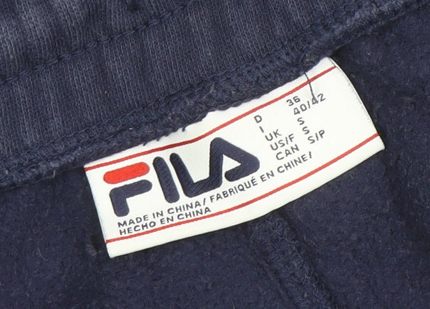 FILA Men's Blue Jogger Fleece Sweatpants Size S Regular Fit