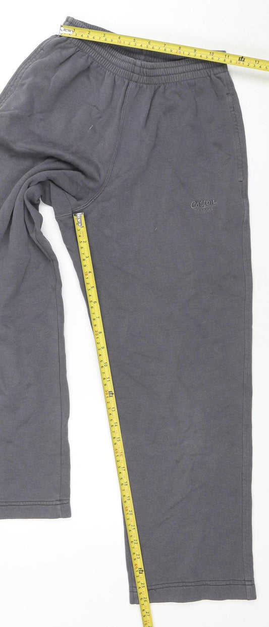 Cotton Traders Men's Grey XS Sweatpants Jogger Activewear Trousers