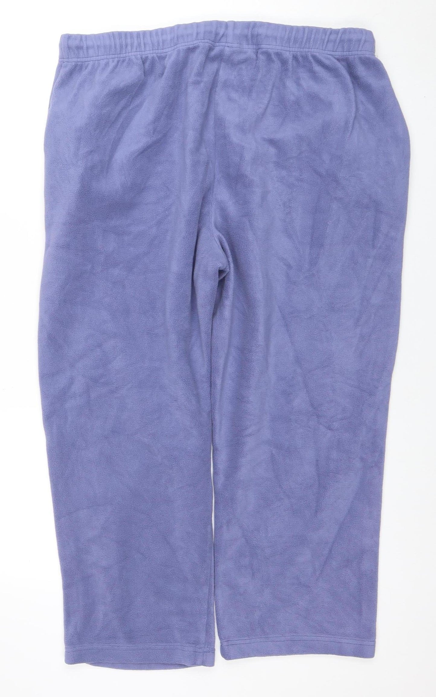 Damart Women’s Blue Fleece Sweatpants XL 25in Inside Leg